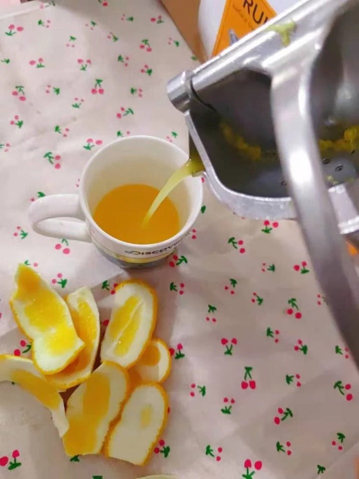 Stainless Steel Manual Juicer – Heavy-Duty Citrus & Fruit Press