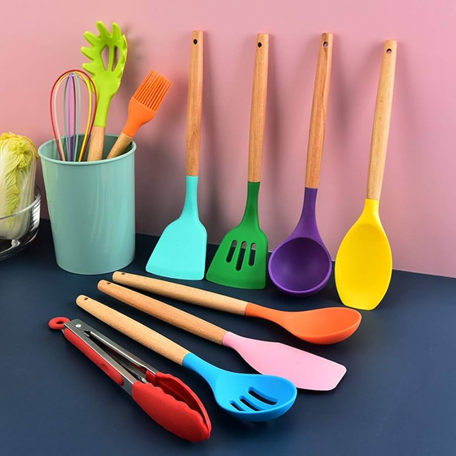 12-Piece Kitchen Utensil Set – Non-Stick, Heat-Resistant Cooking Tools