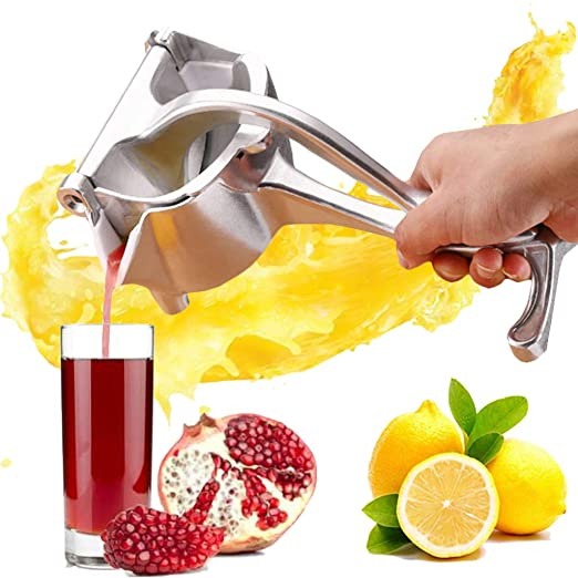 Stainless Steel Manual Juicer – Heavy-Duty Citrus & Fruit Press