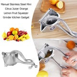 Stainless Steel Manual Juicer – Heavy-Duty Citrus & Fruit Press