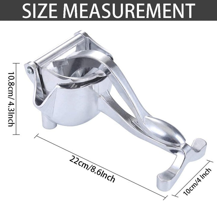 Stainless Steel Manual Juicer – Heavy-Duty Citrus & Fruit Press