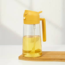 2-in-1 High-Pressure Olive Oil Sprayer Bottle – 450ml Leak-Proof Kitchen Tool