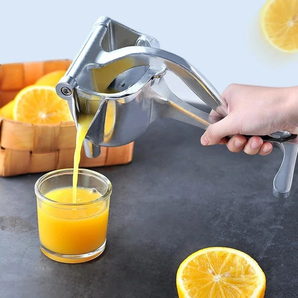 Stainless Steel Manual Juicer – Heavy-Duty Citrus & Fruit Press
